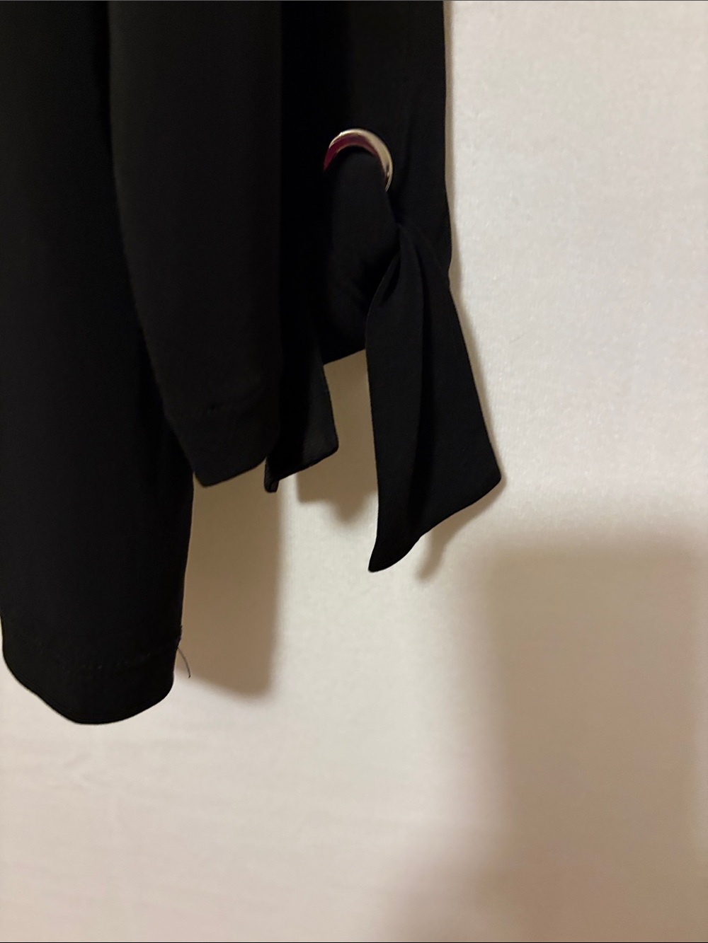 Chico's Black Long-Sleeve Scoop Neck Top - Picture 3 of 8